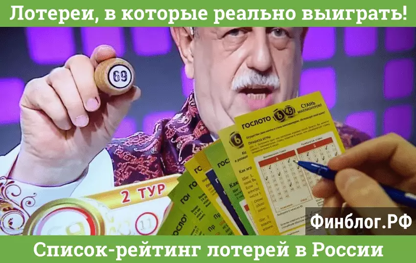 Список-рейтинг лотерей в России, в которые реально выиграть!