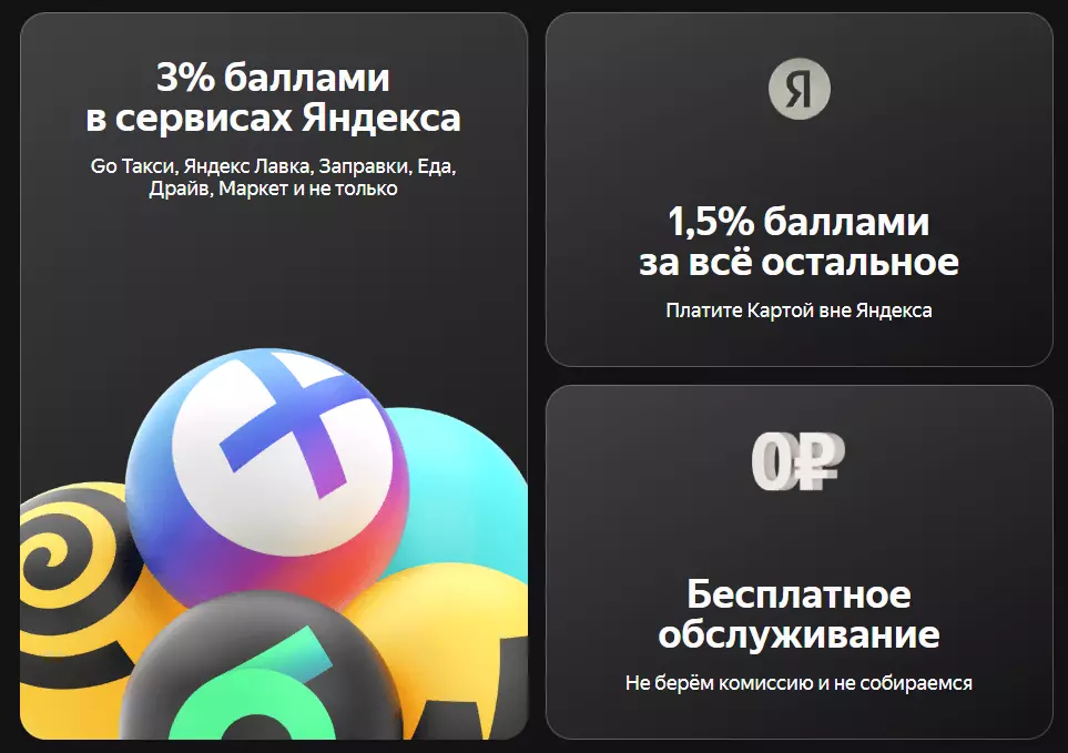 Карта Плюса от Яндекса с кэшбэком до 3%